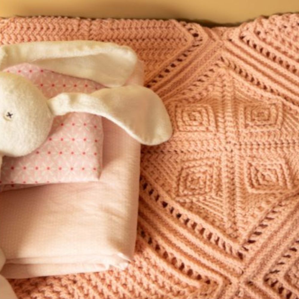 Baby droomdeken haken — gemaakt met Baby Droomdeken 8.0 - Joy - Haakpakket Wieg (2)