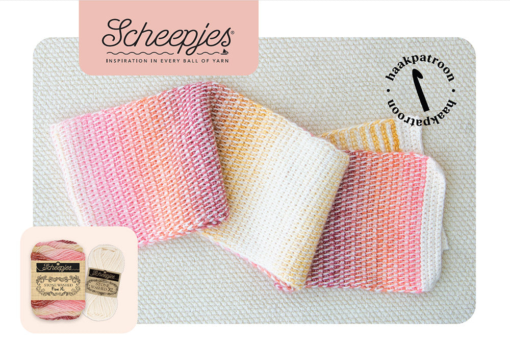 GRATIS Scheepjes Blissful Scarf - (Digitaal patroon)