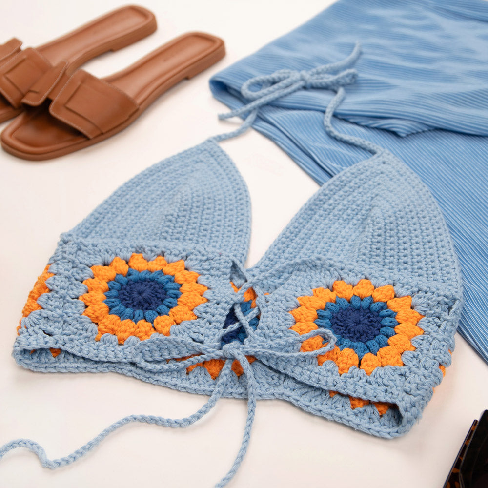 Finishing Stitches - Flower Top Haak- en Garenpakket 6