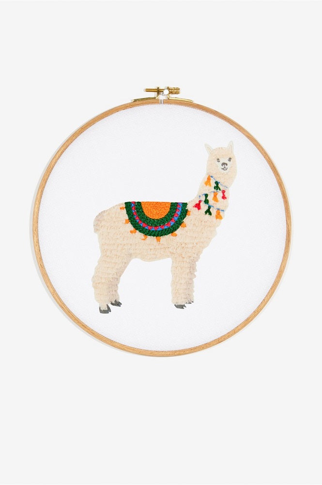 Alpaca — gemaakt met Borduurpatroon Alpaca