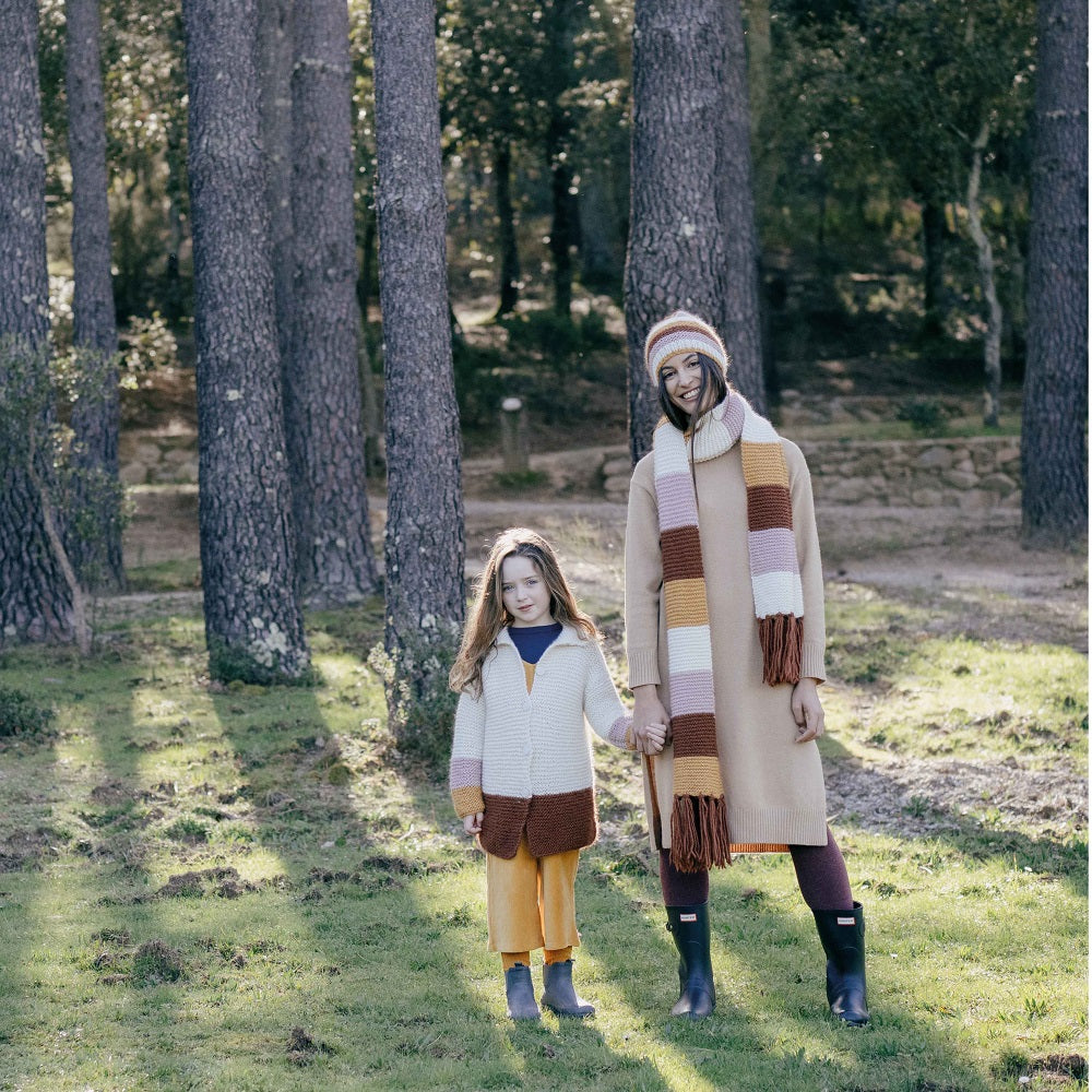 Katia easyknits pag — gemaakt met Breipatroon Katia Supreme Merino Sjaal en Muts