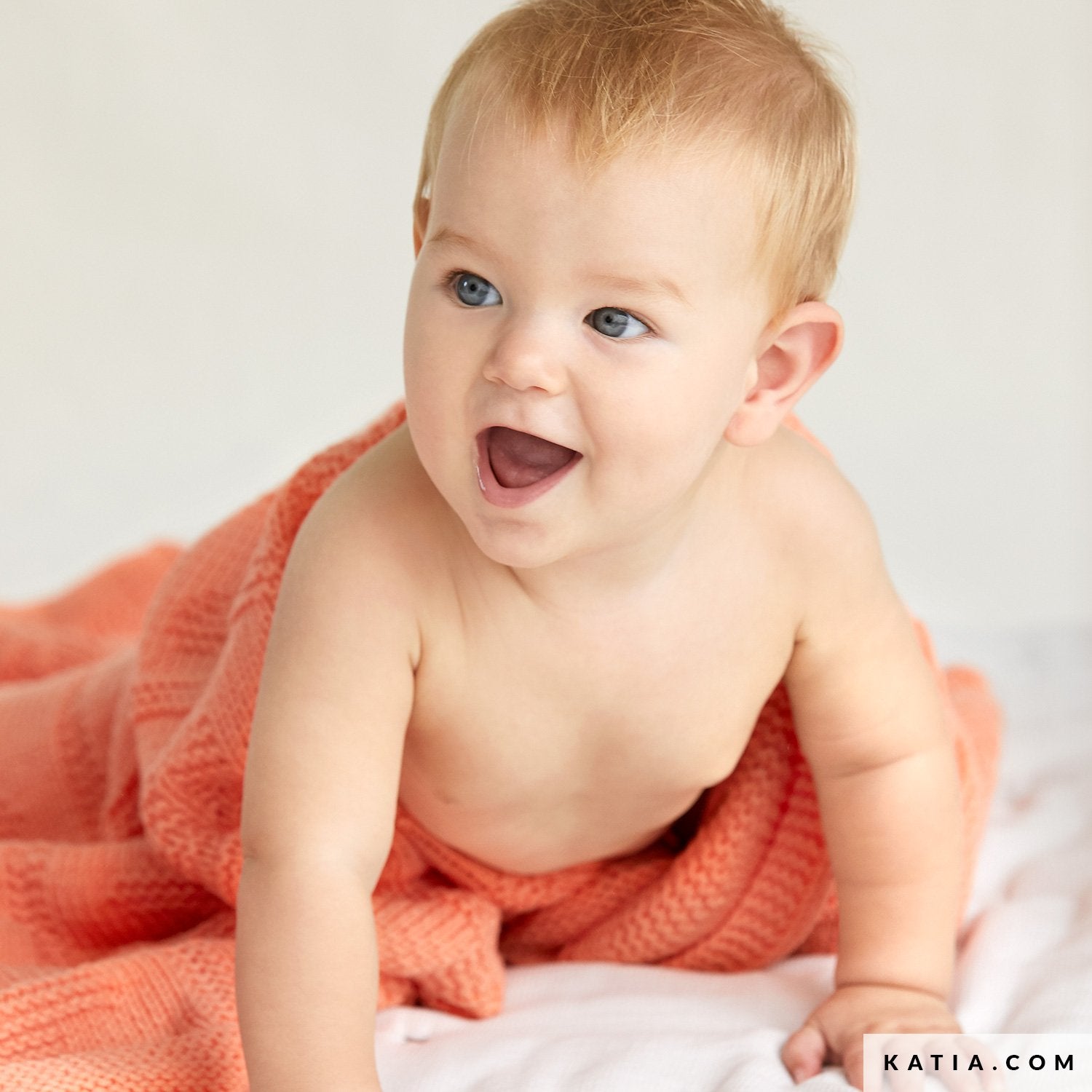 Patroon breien haken baby deken herfst winter katia — gemaakt met Breipatroon Katia Twist Babydeken (4)