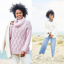 Knitting Pattern: Stylecraft Softie Chunky No. 9816 Sweater and Cardigan