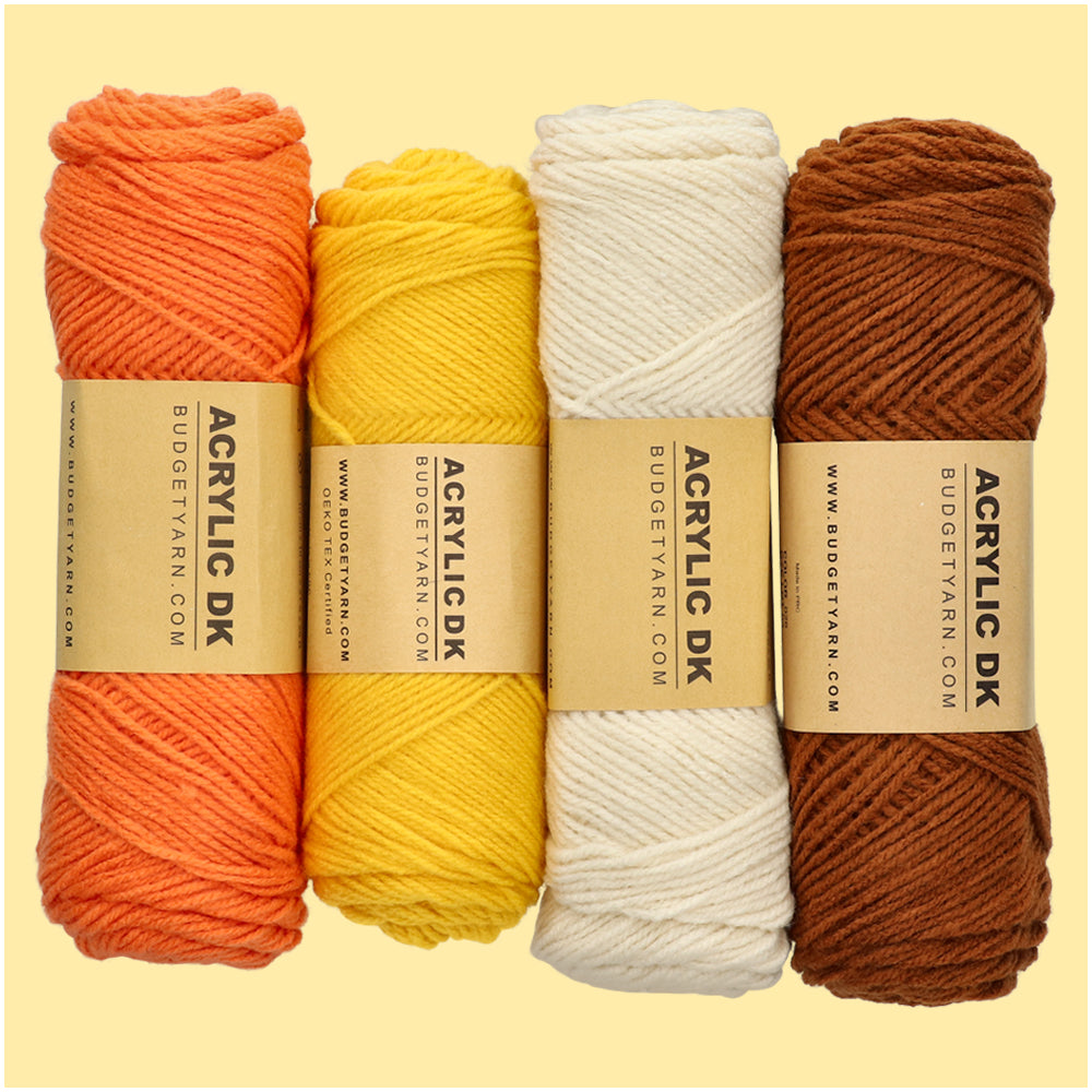 Budgetyarn Acrylic DK 016 Cantaloupe (3)