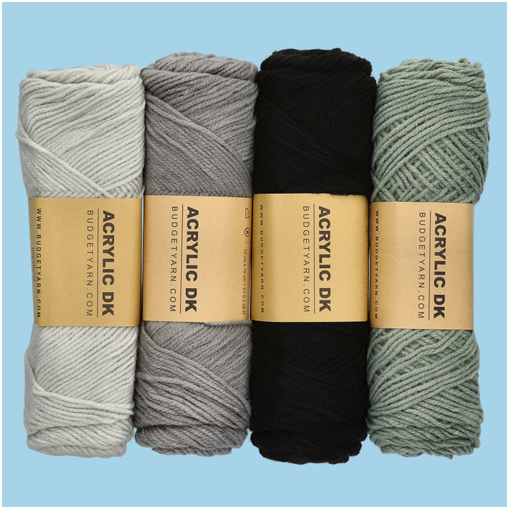 Budgetyarn Acrylic DK 094 Silver (4)