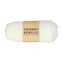BudgetYarn Chunky Acrylic 001 White