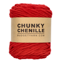 BudgetYarn Chunky Chenille 030 Red Wine