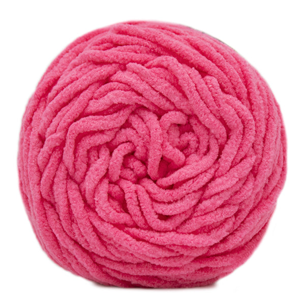 Budgetyarn Chunky Chenille 035 Girly Pink (2)