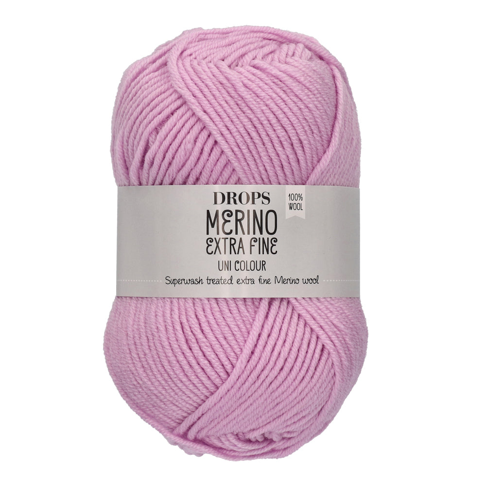 Drops Merino Extra Fine Uni Colour 16 Licht-roze