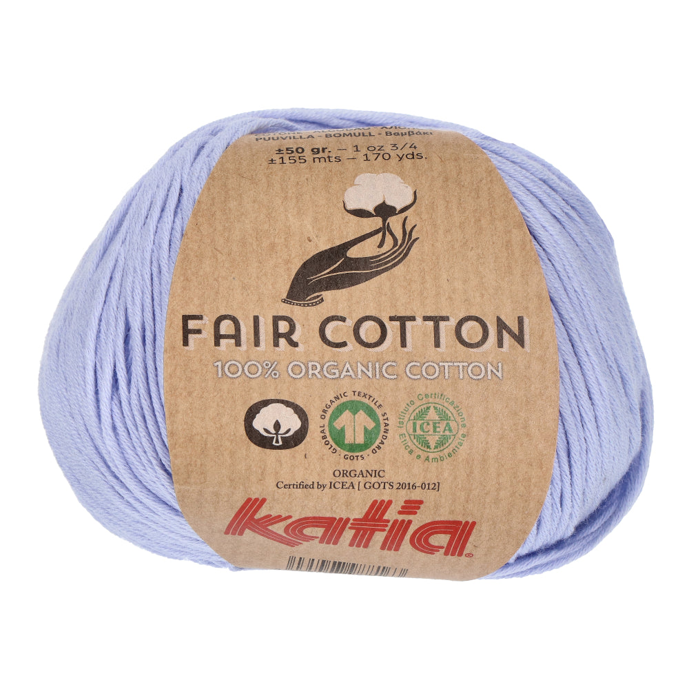 Katia Fair Cotton 048 Licht lila