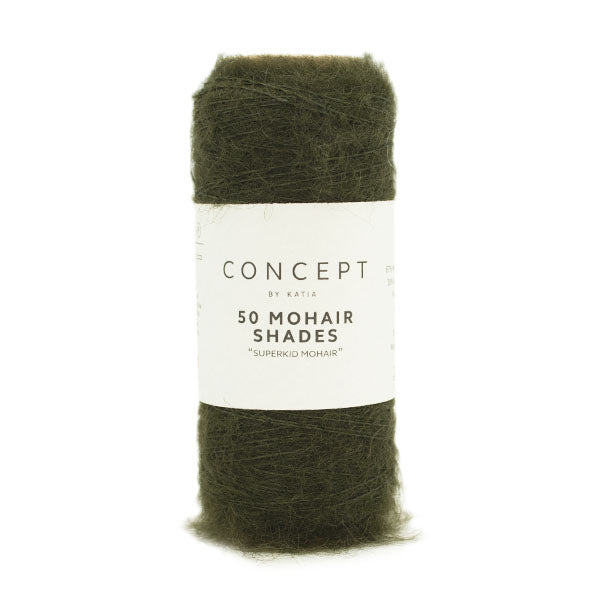 Katia 50 Mohair Shades 020 Sparren groen