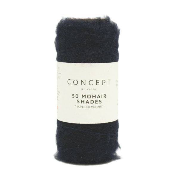 Katia 50 Mohair Shades 035 Nacht blauw