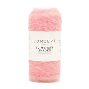 Katia 50 Mohair Shades 036 Kauwgom roze
