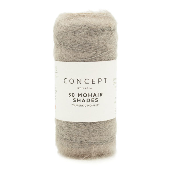 Katia 50 Mohair Shades 003 Licht grijs