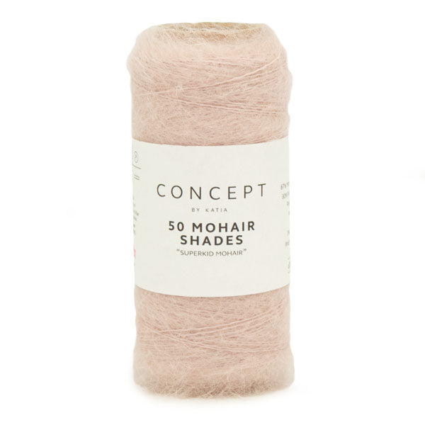 Katia 50 Mohair Shades 006 Kauwgom roze