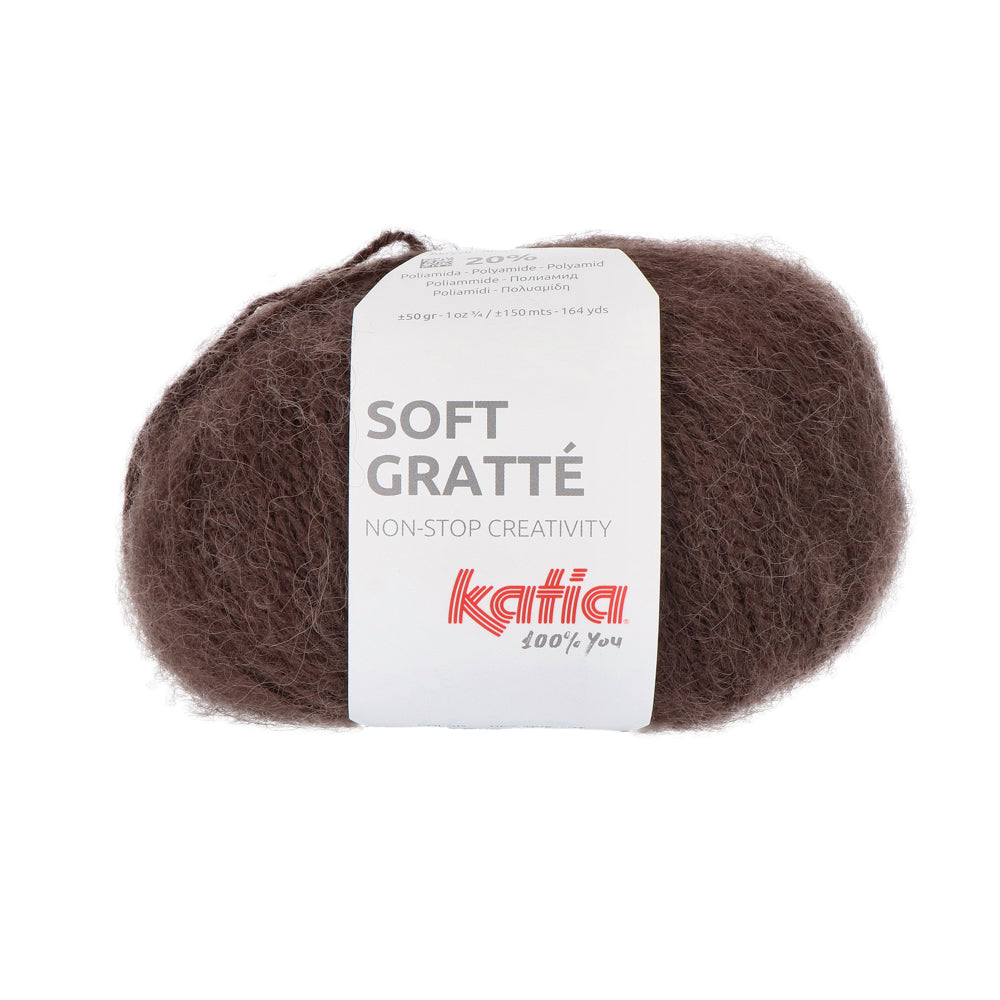 Katia Soft Gratte 085 Donkerbruin