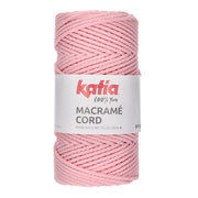 Katia Macramé Cord 101 Kauwgom roze