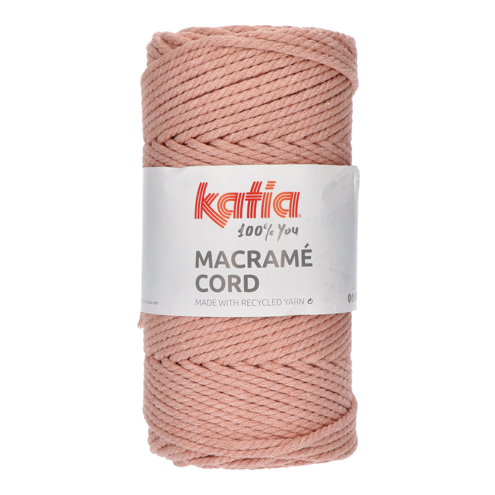 Katia Macramé Cord 116 Zalm rood