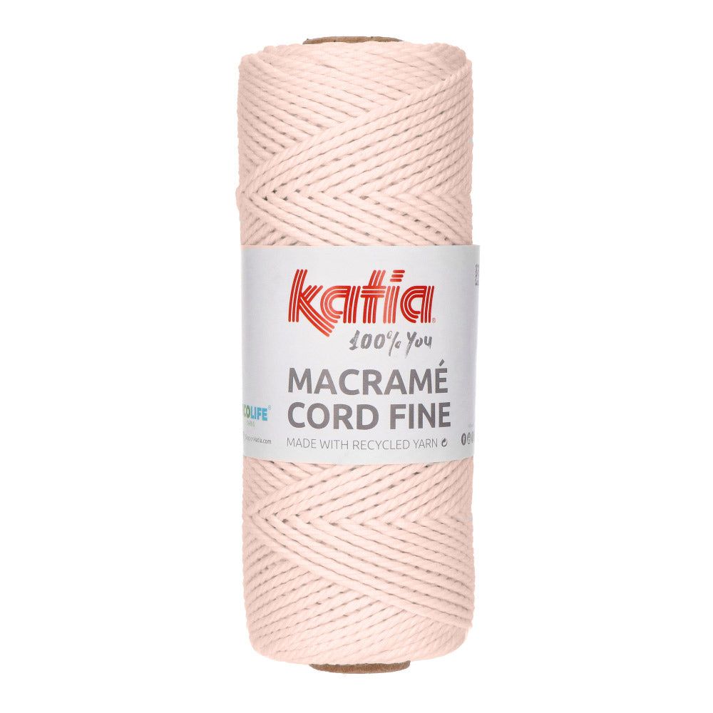 Katia Macramé Cord Fine 217 Licht zalmroze