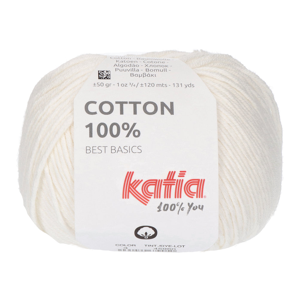 Katia Cotton 100% 003 Ecru