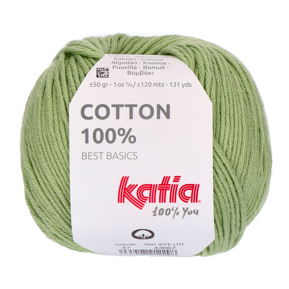 Katia Cotton 100% 047 Licht groen