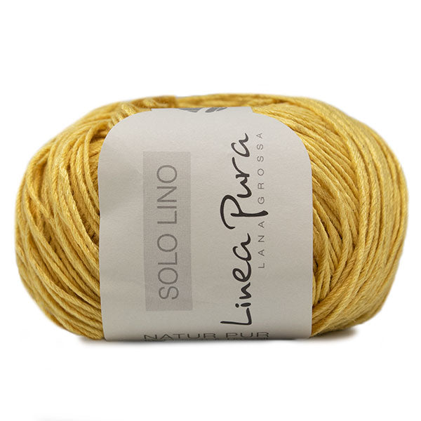 Lana Grossa Solo Lino 032 Geel