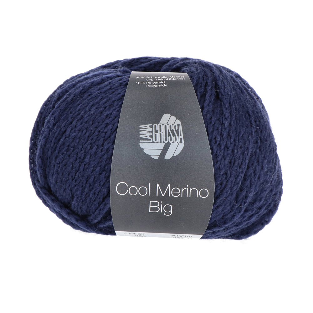Lana Grossa Cool Merino Big 206 Marine