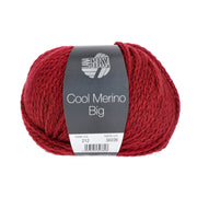 Lana Grossa Cool Merino Big 212 Donkerrood