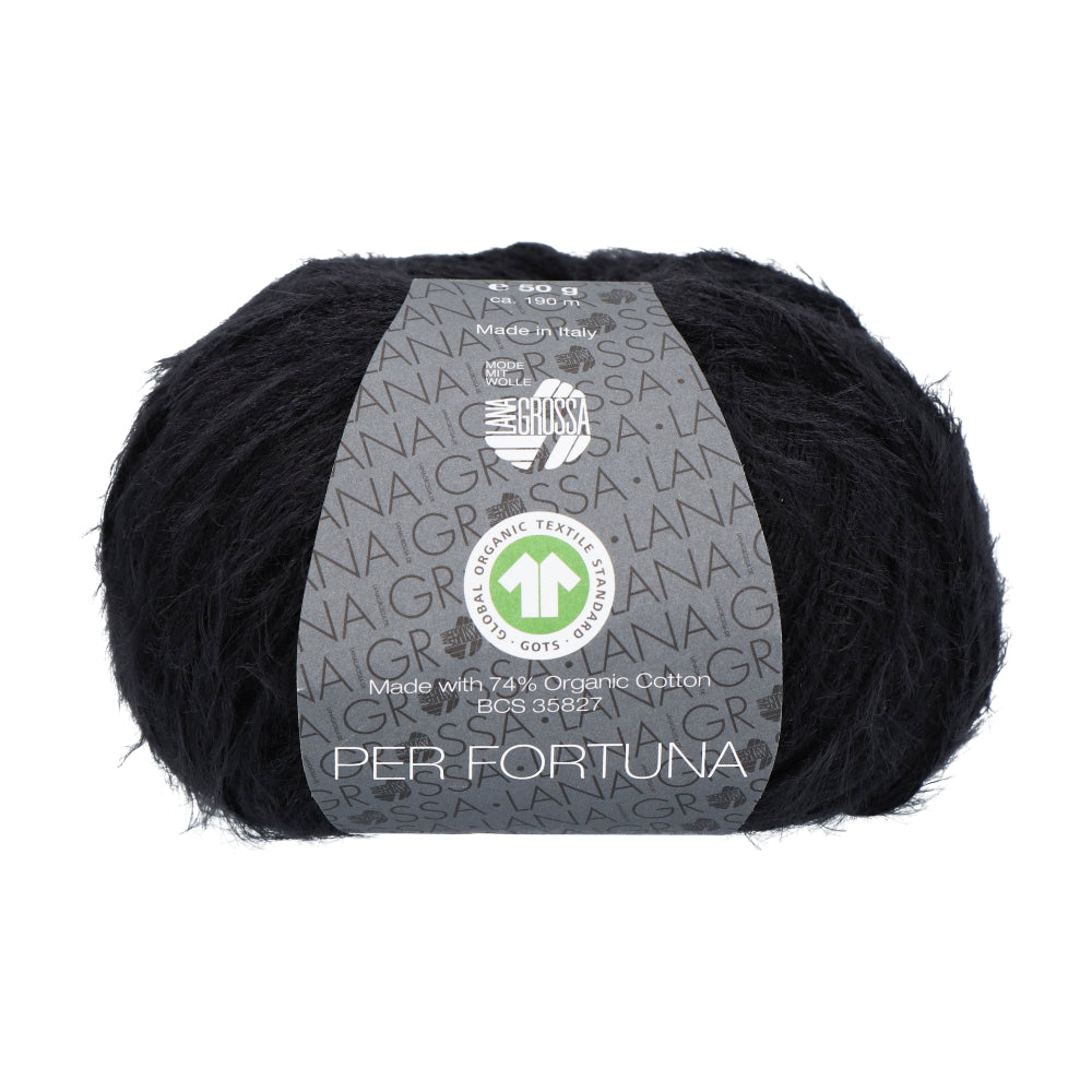Lana Grossa Per Fortuna 010 Black