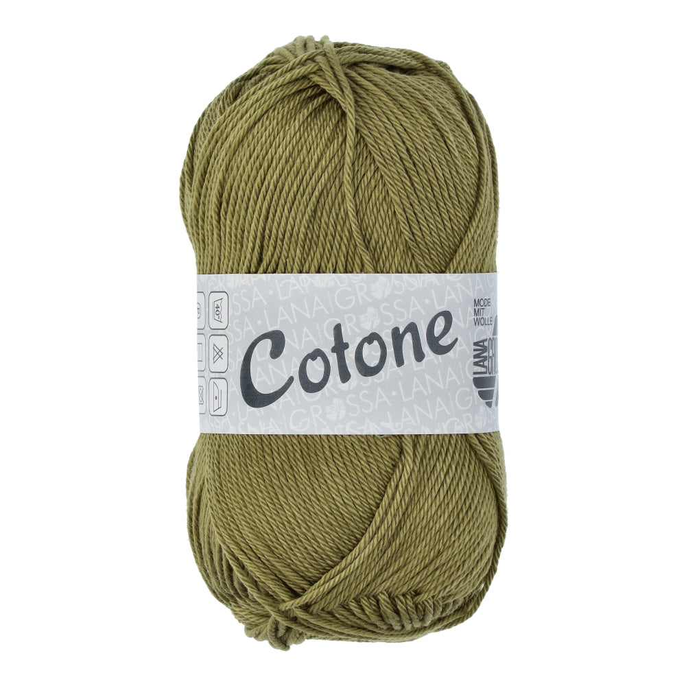Lana Grossa Cotone 117 Olijf