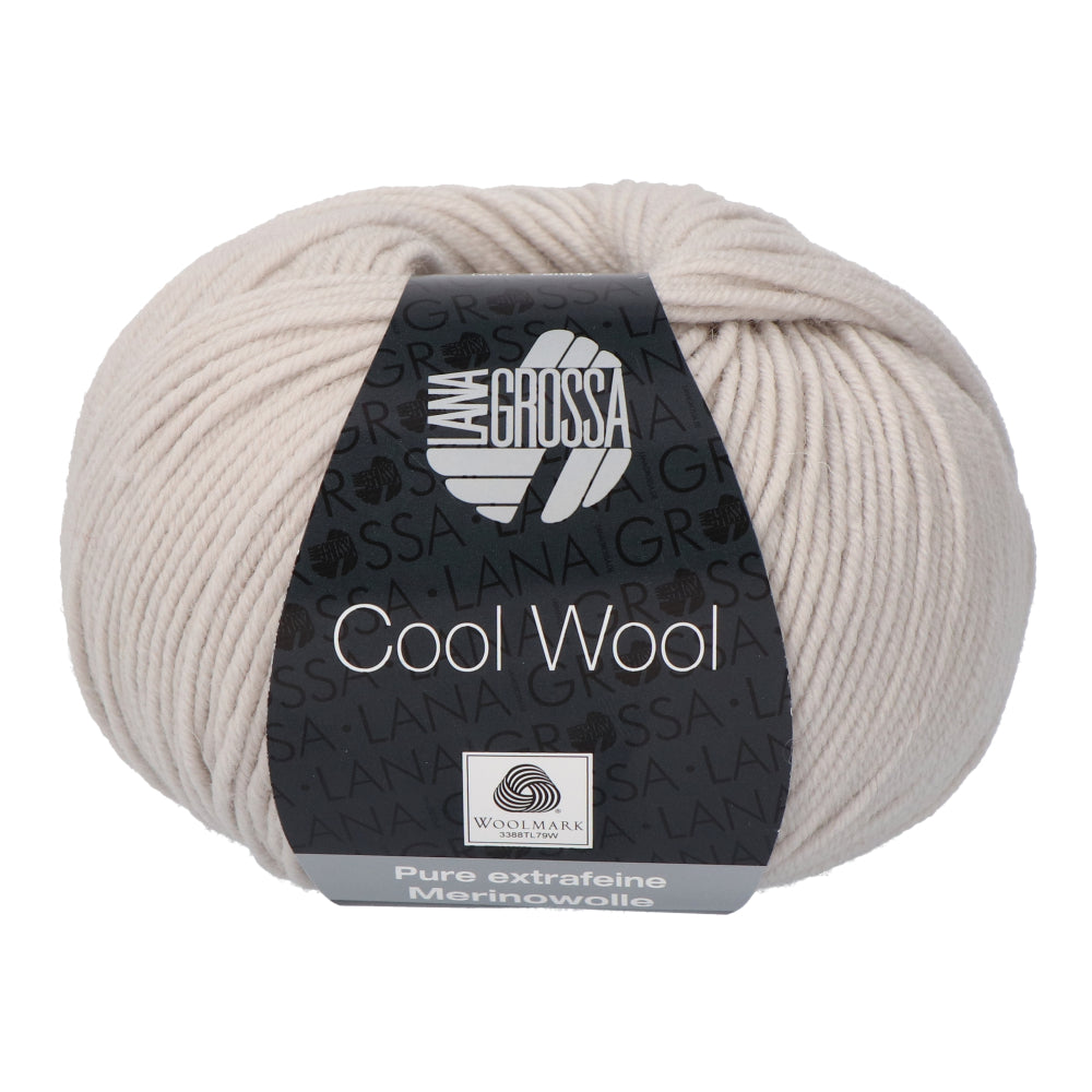 Lana Grossa Cool Wool 2076 Schelp Grijs