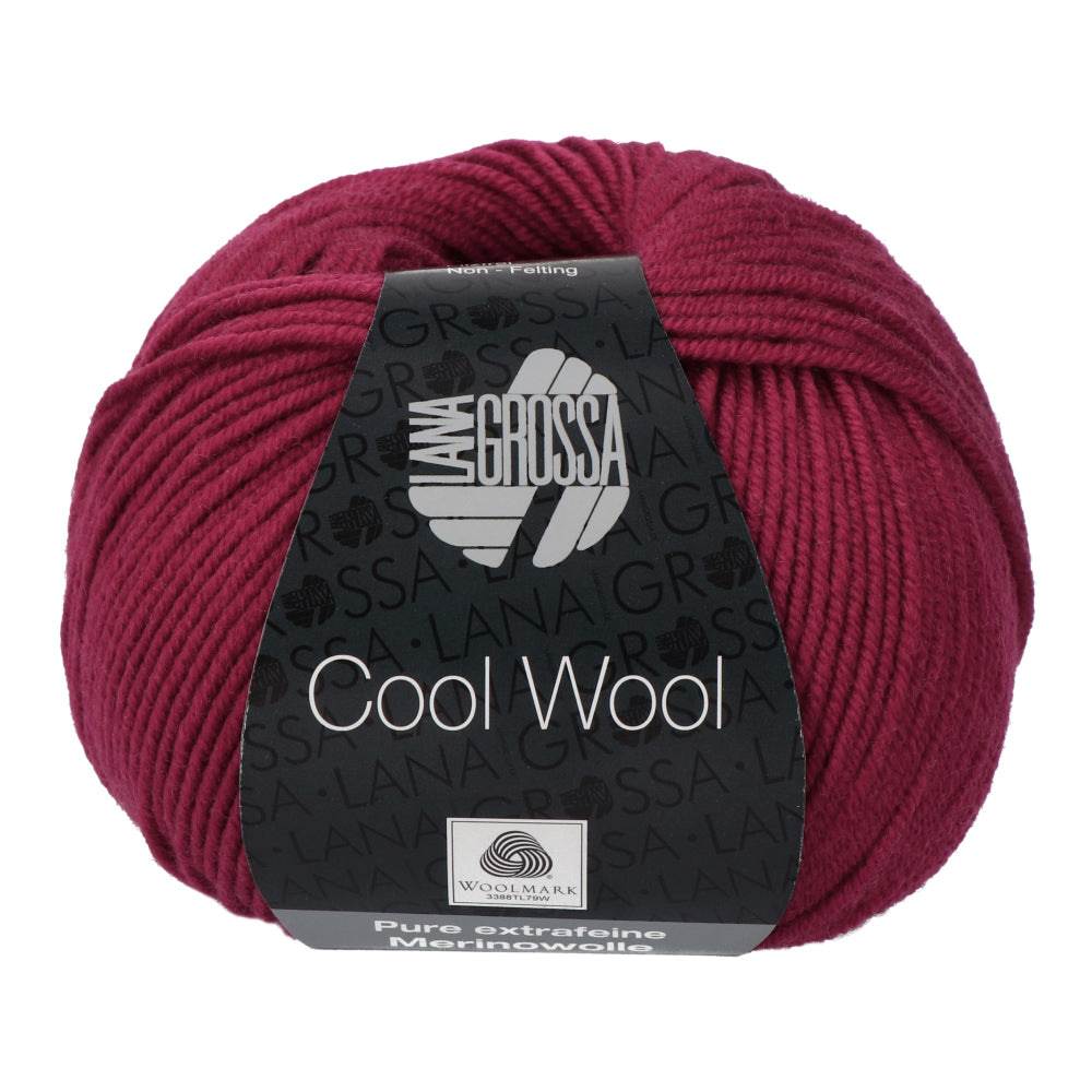 Lana Grossa Cool Wool 468 Wijnrood