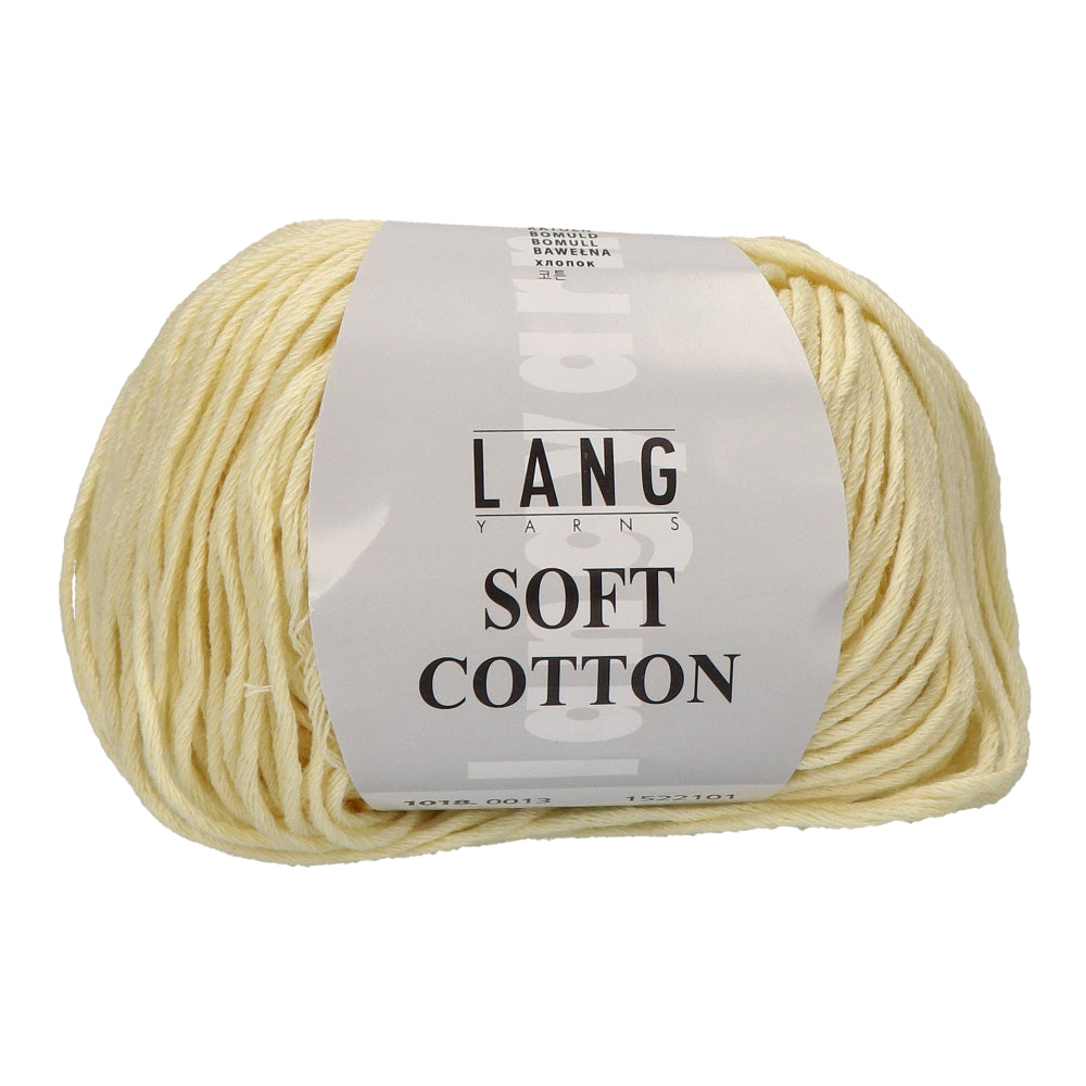 Lang Yarns Soft Cotton 013 Lichtgeel