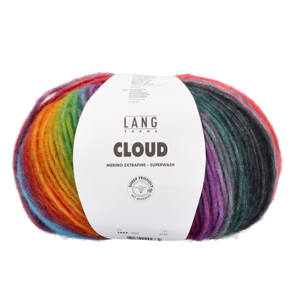 Lang Yarns Cloud 002 Blauw