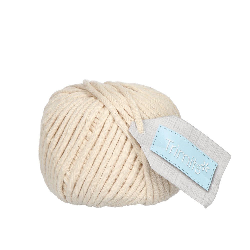 Trimits Macramé Cord Cotton 50m x 3mm 06 Natural