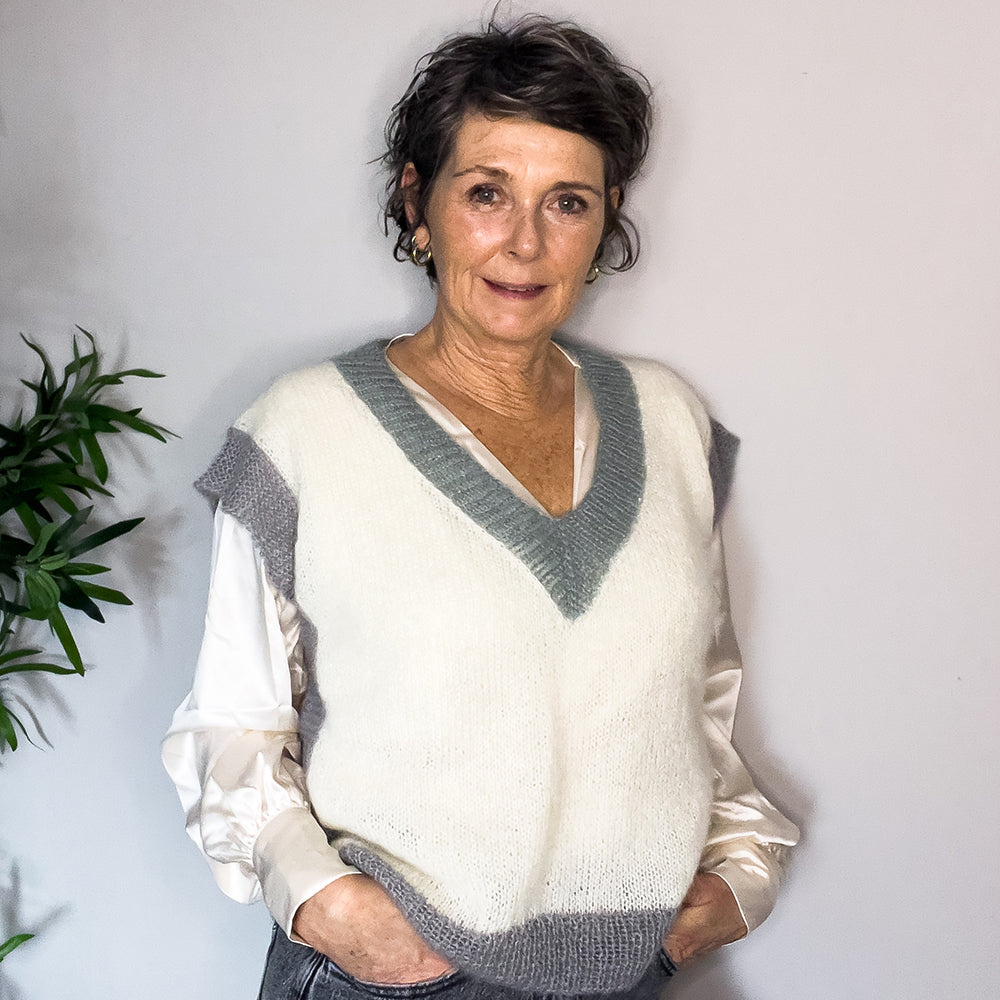Casual knitted spencer — gemaakt met Casual Knitted Spencer Breipatroon (Digitaal) (8)