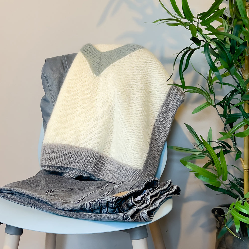Casual knitted spencer — gemaakt met Casual Knitted Spencer Breipatroon (Digitaal) (5)