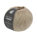 Lana Grossa Cool Wool 4 Socks Uni 7728 Grey Beige