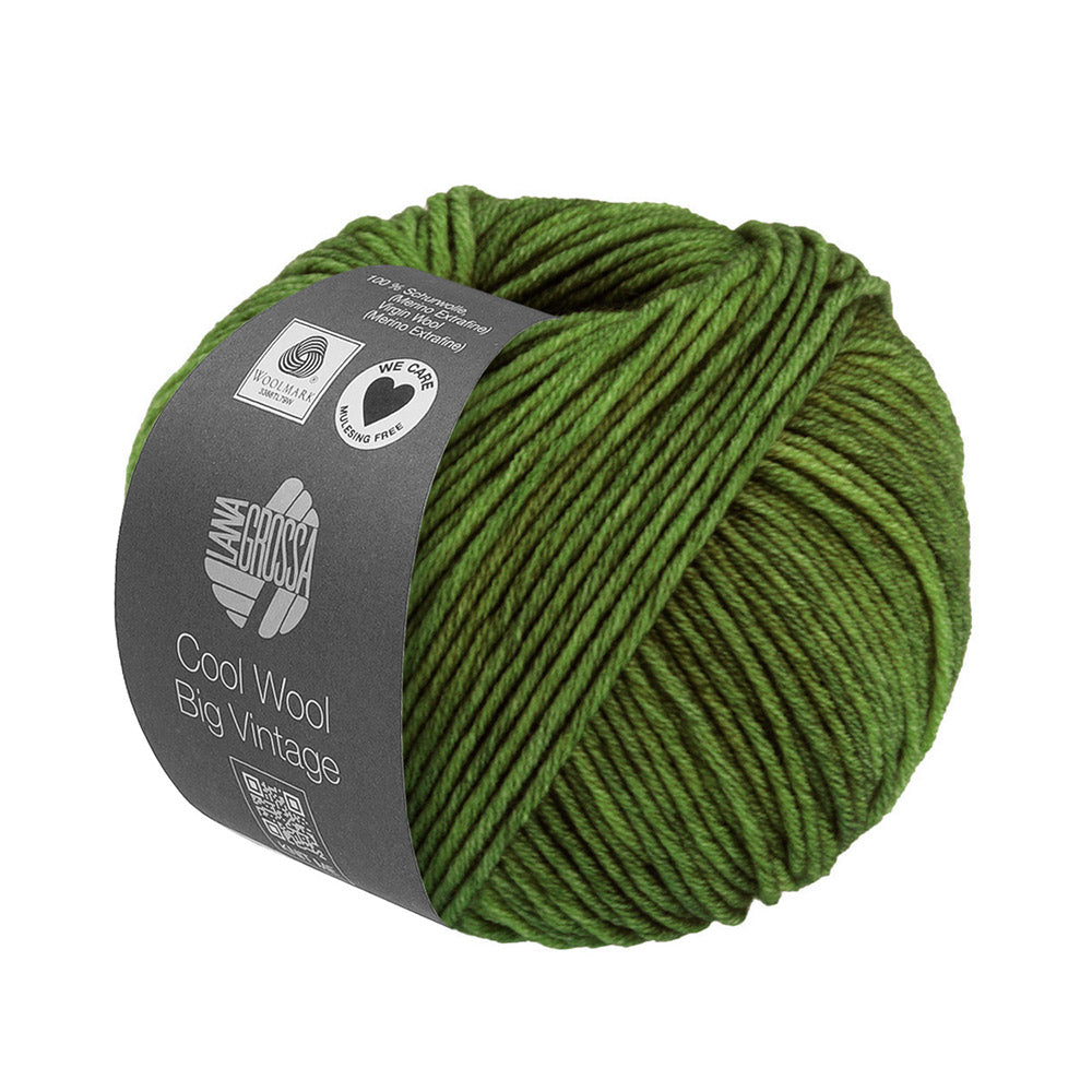 Lana Grossa Cool Wool Vintage Big 7192 Grasgroen