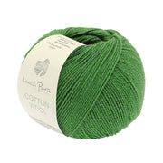 Lana Grossa Cotton Wool 019 Licht groen / Donkergroen