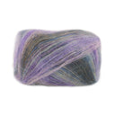 Lana Grossa Cottonhair 104 Oker/lichtgrijs/paars/roze/jeanblauw/antraciet
