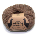 DROPS Alpaca Bouclé Mix 602 Brown