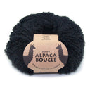 DROPS Alpaca Bouclé Uni Color 8903 Black