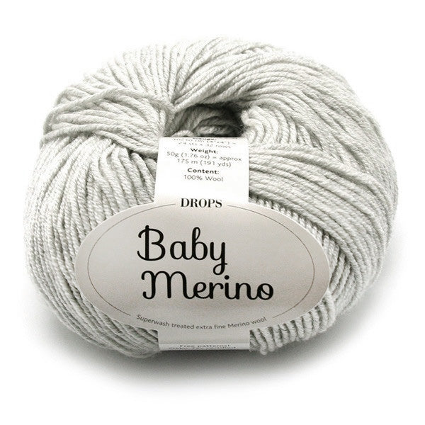 Drops Baby Merino Mix 022 Lichtgrijs