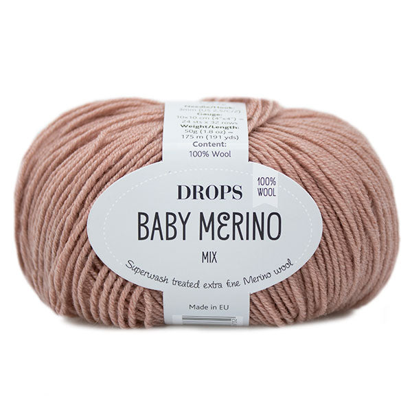 Drops Baby Merino Mix 049 Woestijnroos