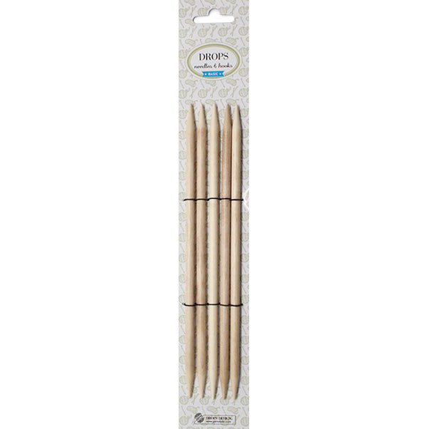 Drops Basic Kousenbreinaalden Hout 20cm 5,5mm