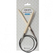 Drops Basic Rondbreinaalden Hout 80cm 10mm