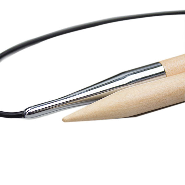 Drops rondbreinaalden hout cm — gemaakt met Drops Basic Rondbreinaalden Hout 80cm 12mm
