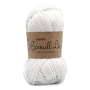 DROPS Bomull-Linen Uni Color 01 White