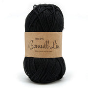 Drops Bomull-Lin Uni Colour 16 Zwart